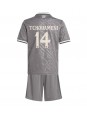 Real Madrid Aurelien Tchouameni #14 Alternativní dres pro děti 2024-25 Krátký Rukáv (+ trenýrky)